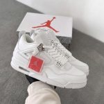 Jordan 4 White Silver