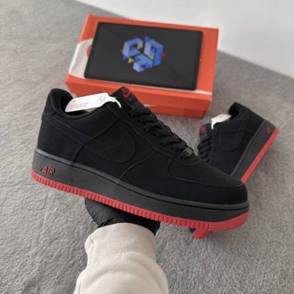 Air Force Suede Red Sole